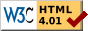 html 4.01 validated